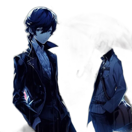 jacket, concept art, anime, fantasy art transparent PNG cut-out