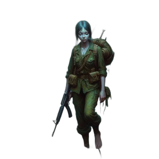 weapon, staff, creature, mask transparent PNG cut-out