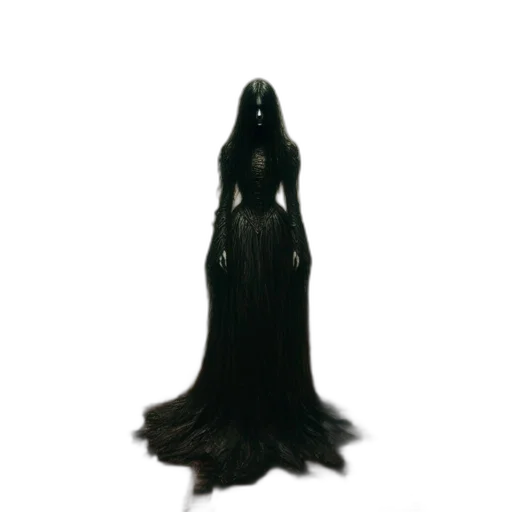 dress, hair, creature, crown transparent PNG cut-out