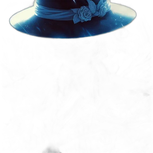 hat, crown, flower, mask transparent PNG cut-out
