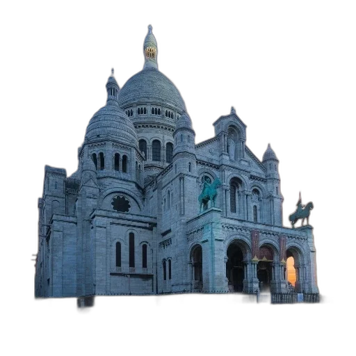 building, crown, 3d render, concept art transparent PNG cut-out
