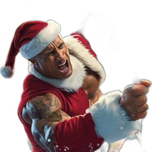 photorealistic, concept art, santa, claus transparent PNG cut-out