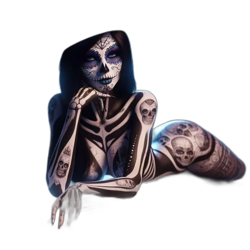 jewelry, mask, staff, creature transparent PNG cut-out