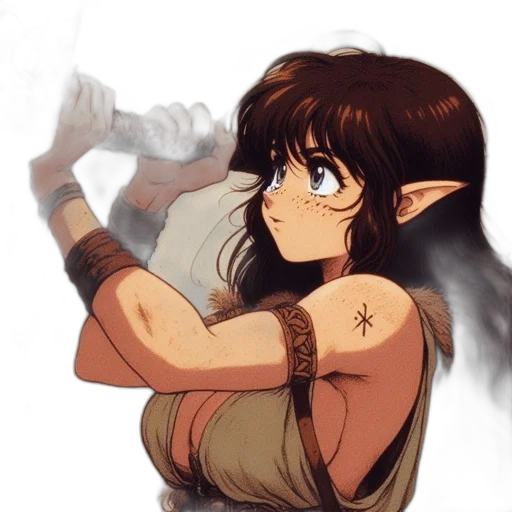 dragon, staff, fantasy art, concept art transparent PNG cut-out