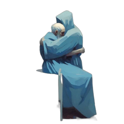 jacket, staff, dress, sword transparent PNG cut-out