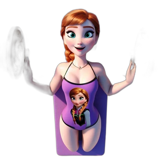 dress, jewelry, staff, face transparent PNG cut-out