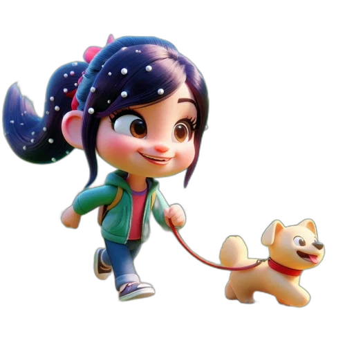 staff, animal, creature, 3d render transparent PNG cut-out