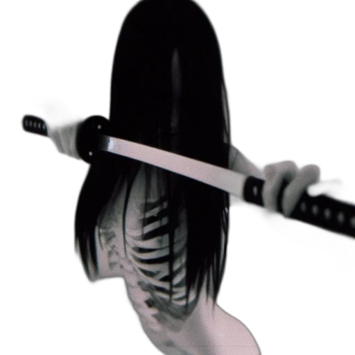 sword, weapon, hat, hair transparent PNG cut-out