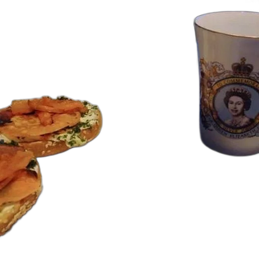food, plate, bagel, cream transparent PNG cut-out