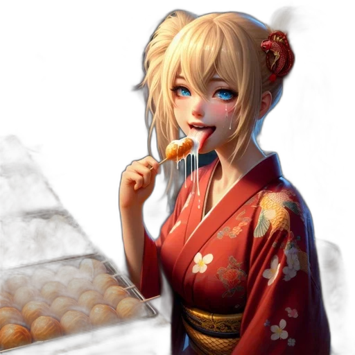 food, anime, photorealistic, fantasy art transparent PNG cut-out