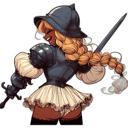 staff, sword, weapon, dress transparent PNG cut-out