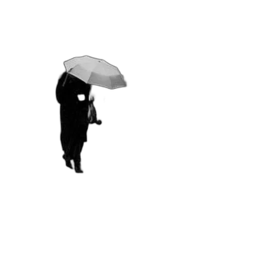 umbrella, staff, hat, jacket transparent PNG cut-out