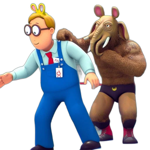 staff, animal, creature, concept art transparent PNG cut-out