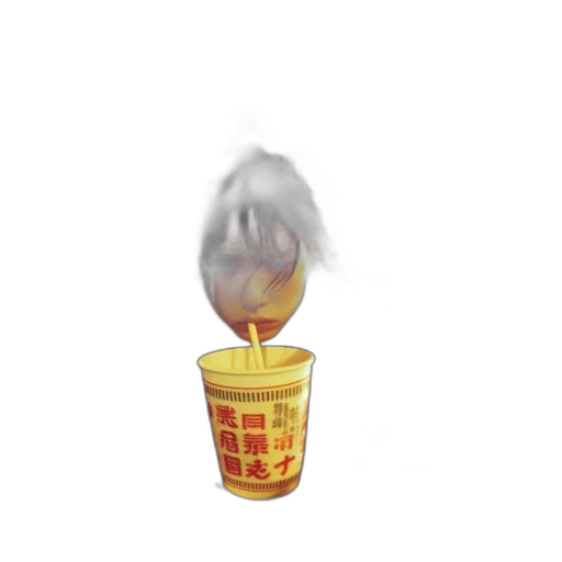 food, hair, mask, bottle transparent PNG cut-out