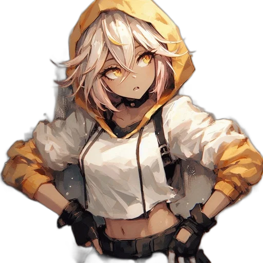 jacket, staff, face, weapon transparent PNG cut-out