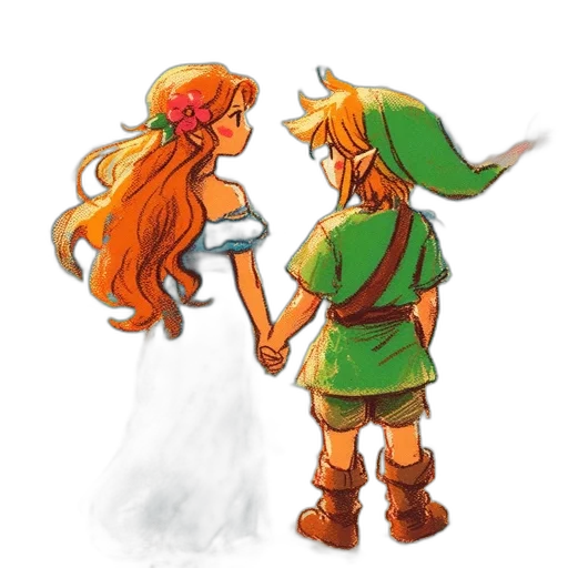 concept art, pixel art, watercolor, fantasy art transparent PNG cut-out