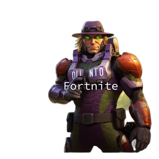 hat, weapon, robot, jacket transparent PNG cut-out