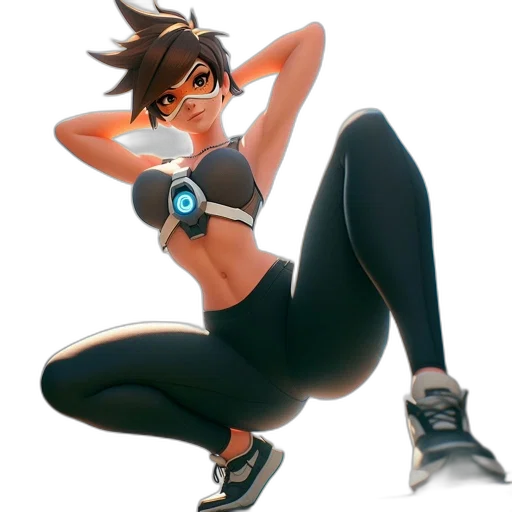 concept art, pixel art, 3d render, anime transparent PNG cut-out