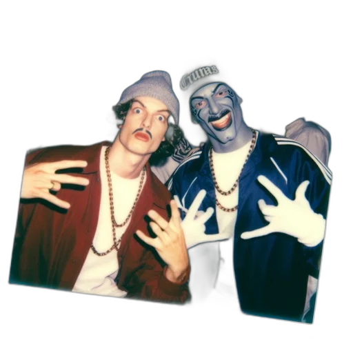 mask, jacket, outer space, two transparent PNG cut-out