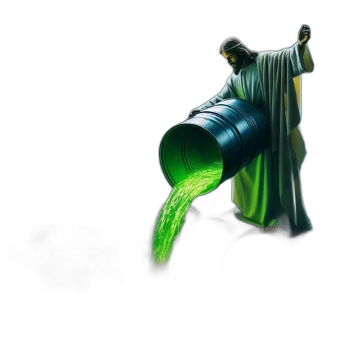 weapon, bottle, staff, robot transparent PNG cut-out