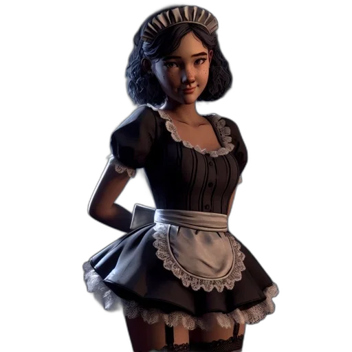 dress, crown, hat, staff transparent PNG cut-out