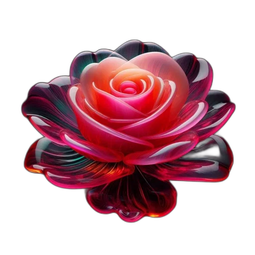 flower, crown, jewelry, 3d render transparent PNG cut-out