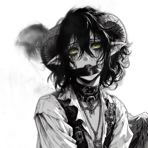 mask, face, creature, staff transparent PNG cut-out