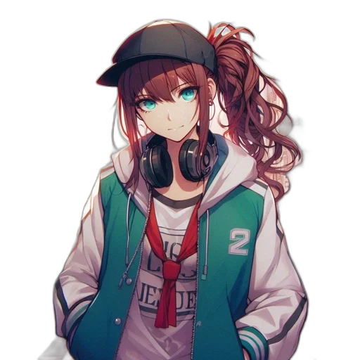 jacket, hat, face, staff transparent PNG cut-out