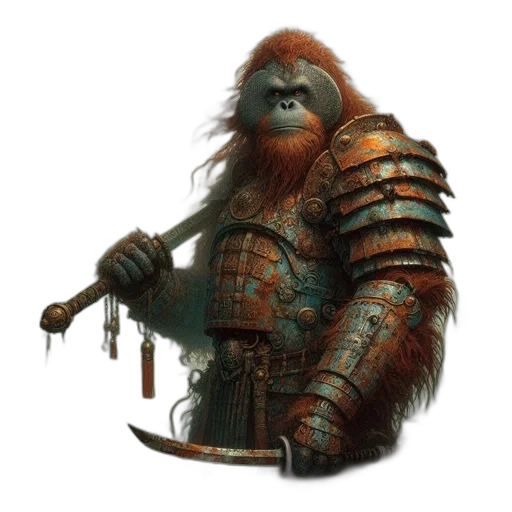 staff, sword, creature, concept art transparent PNG cut-out