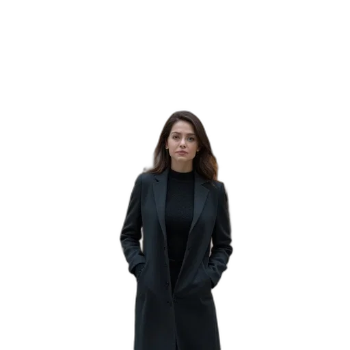 jacket, dress, staff, concept art transparent PNG cut-out
