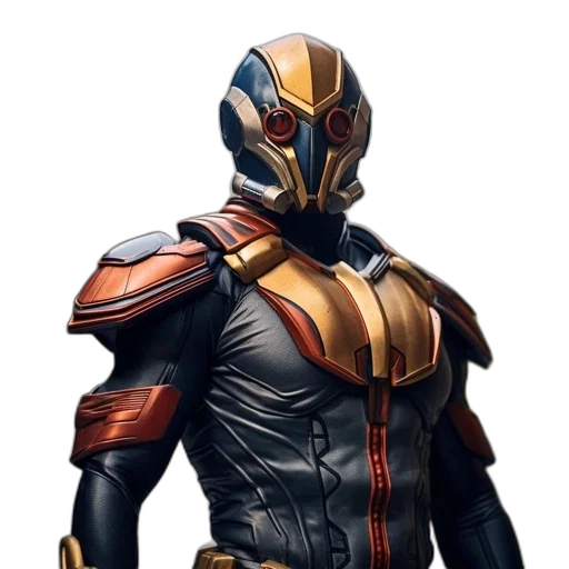 mask, robot, concept art, comic book art transparent PNG cut-out