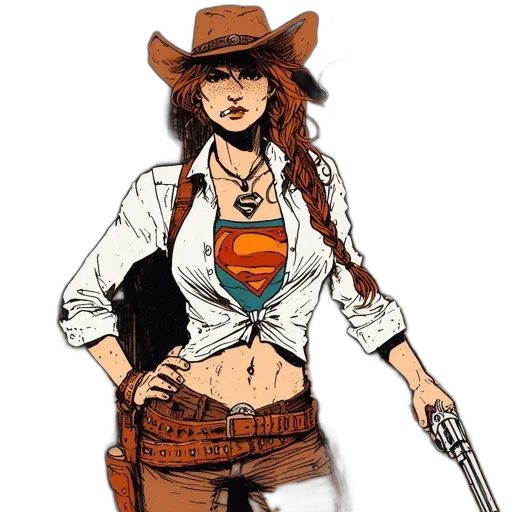 comic book art, concept art, cartoon, fantasy art transparent PNG cut-out