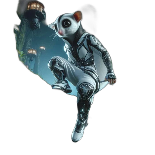 robot, animal, creature, concept art transparent PNG cut-out