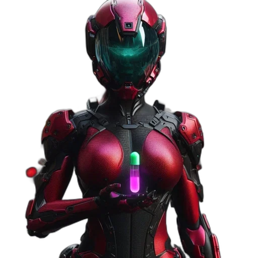 robot, weapon, dress, concept art transparent PNG cut-out