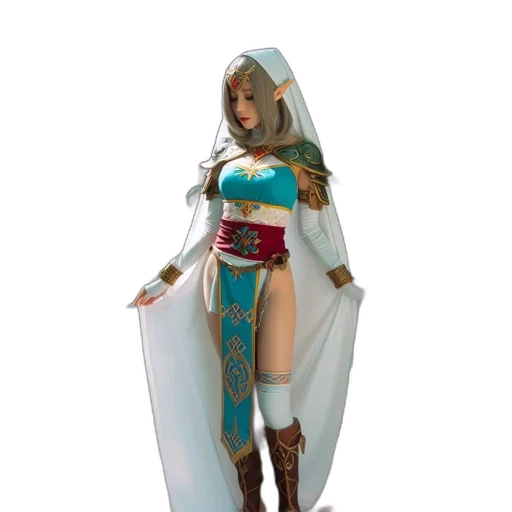 sword, fantasy art, concept art, 3d render transparent PNG cut-out