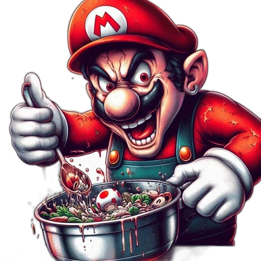 food, concept art, pixel art, photorealistic transparent PNG cut-out