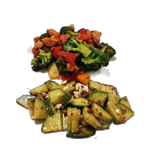food, plate, broccoli, cucumbers transparent PNG cut-out