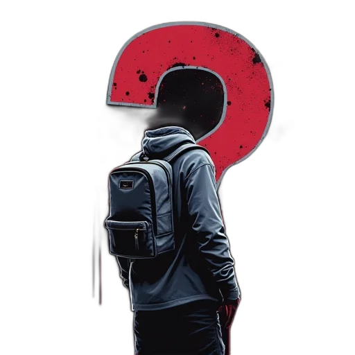 jacket, mask, umbrella, robot transparent PNG cut-out