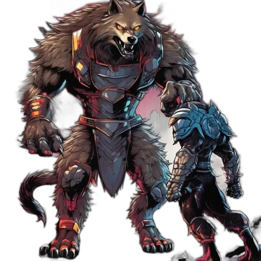 animal, concept art, comic book art, fantasy art transparent PNG cut-out