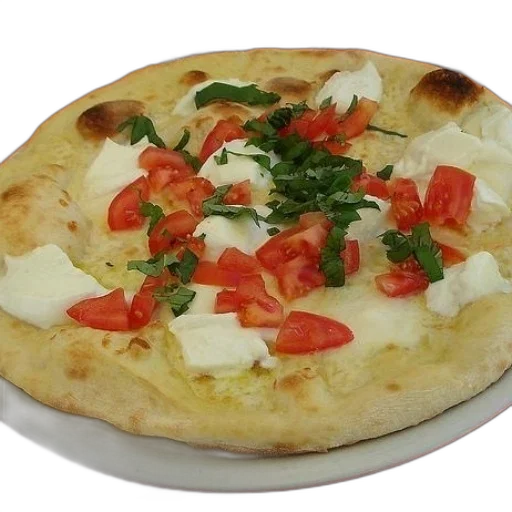 food, pizza, tomatoes, cheese transparent PNG cut-out