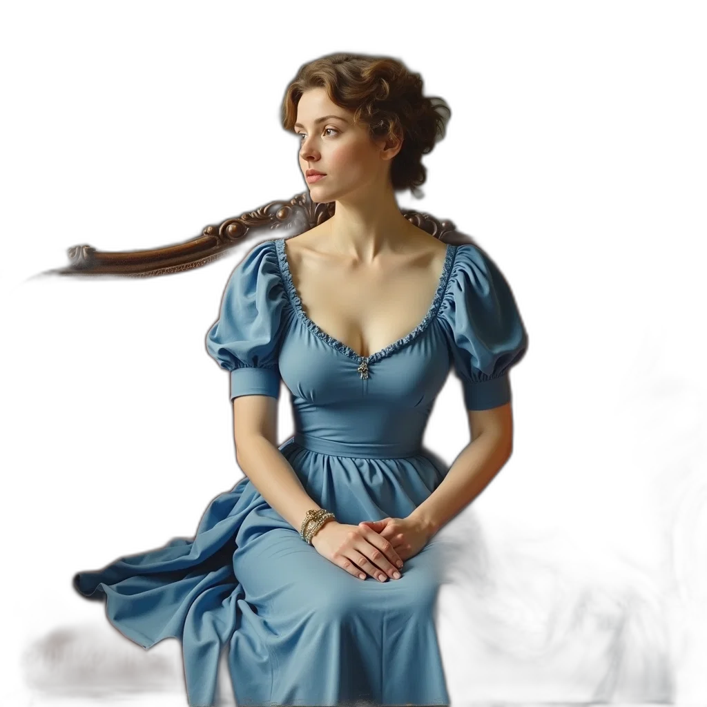 dress, staff, crown, sword transparent PNG cut-out