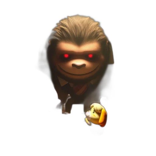 creature, animal, mask, staff transparent PNG cut-out