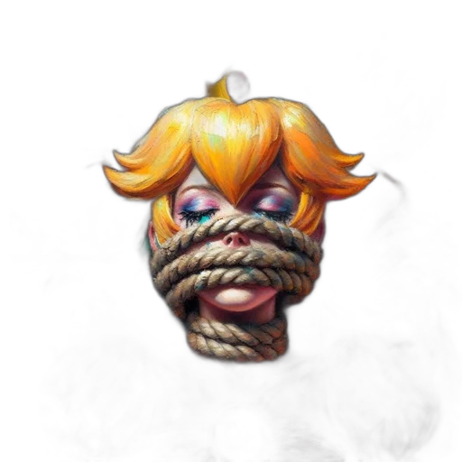 mask, face, hair, staff transparent PNG cut-out
