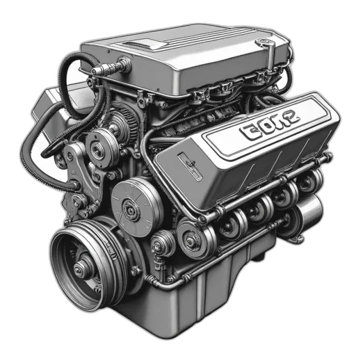 car, robot, 3d render, photorealistic transparent PNG cut-out