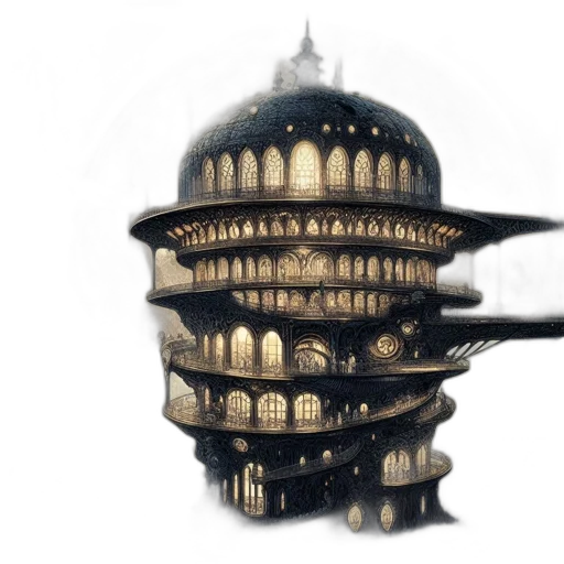 building, crown, hat, mask transparent PNG cut-out