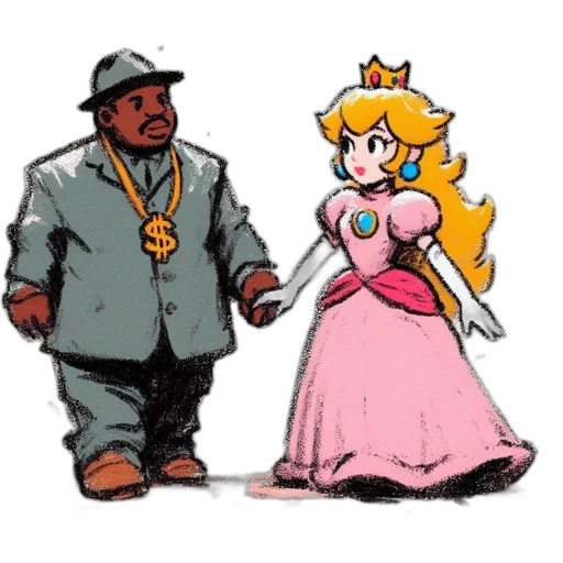 dress, crown, staff, concept art transparent PNG cut-out