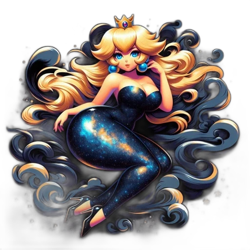 crown, dress, fantasy art, concept art transparent PNG cut-out