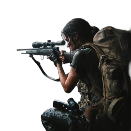 weapon, concept art, photorealistic, 3d render transparent PNG cut-out
