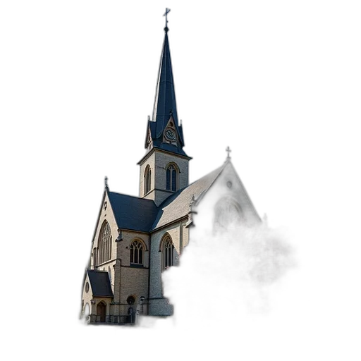 building, concept art, 3d render, photorealistic transparent PNG cut-out