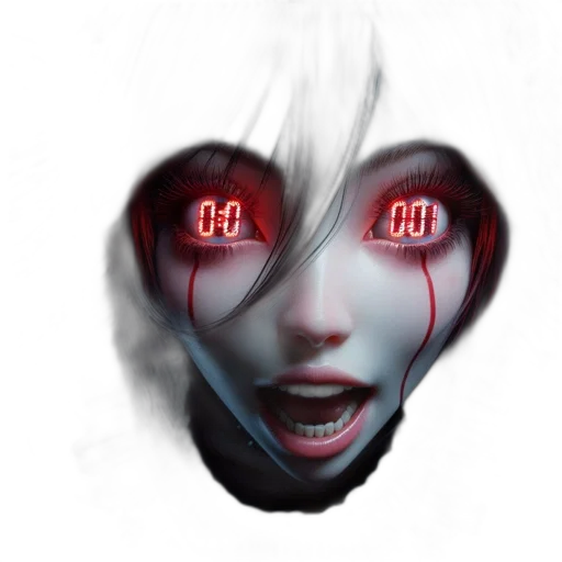 mask, face, concept art, cyberpunk transparent PNG cut-out
